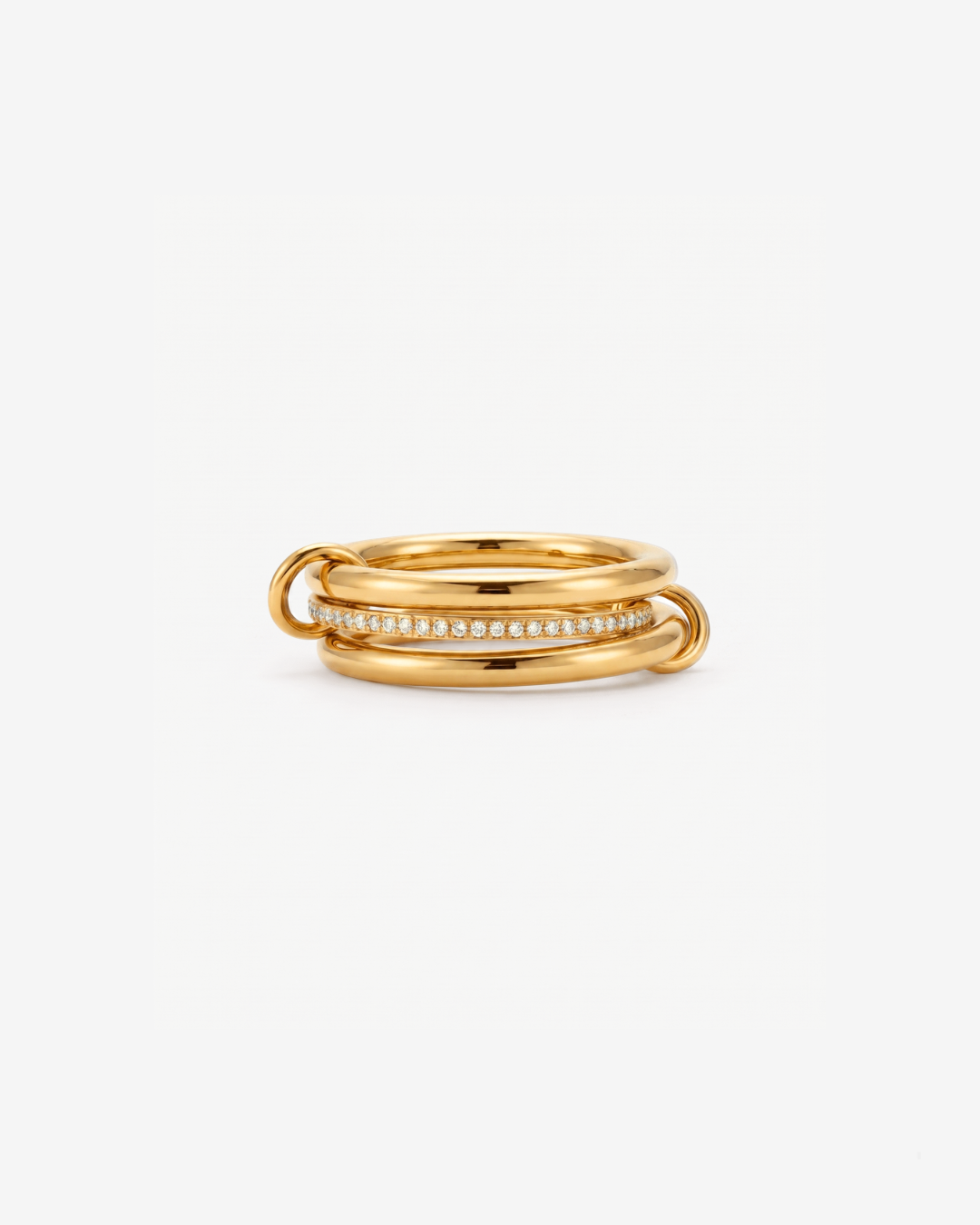 Nella - Stacked ring - Stainless steel
