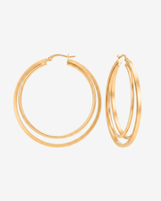 Double hoop BOUCLES D'OREILLES