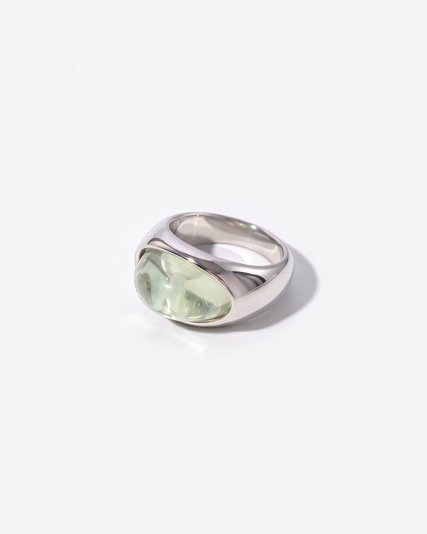 Forlì - Chunky cabochon dome ring - Stainless steel