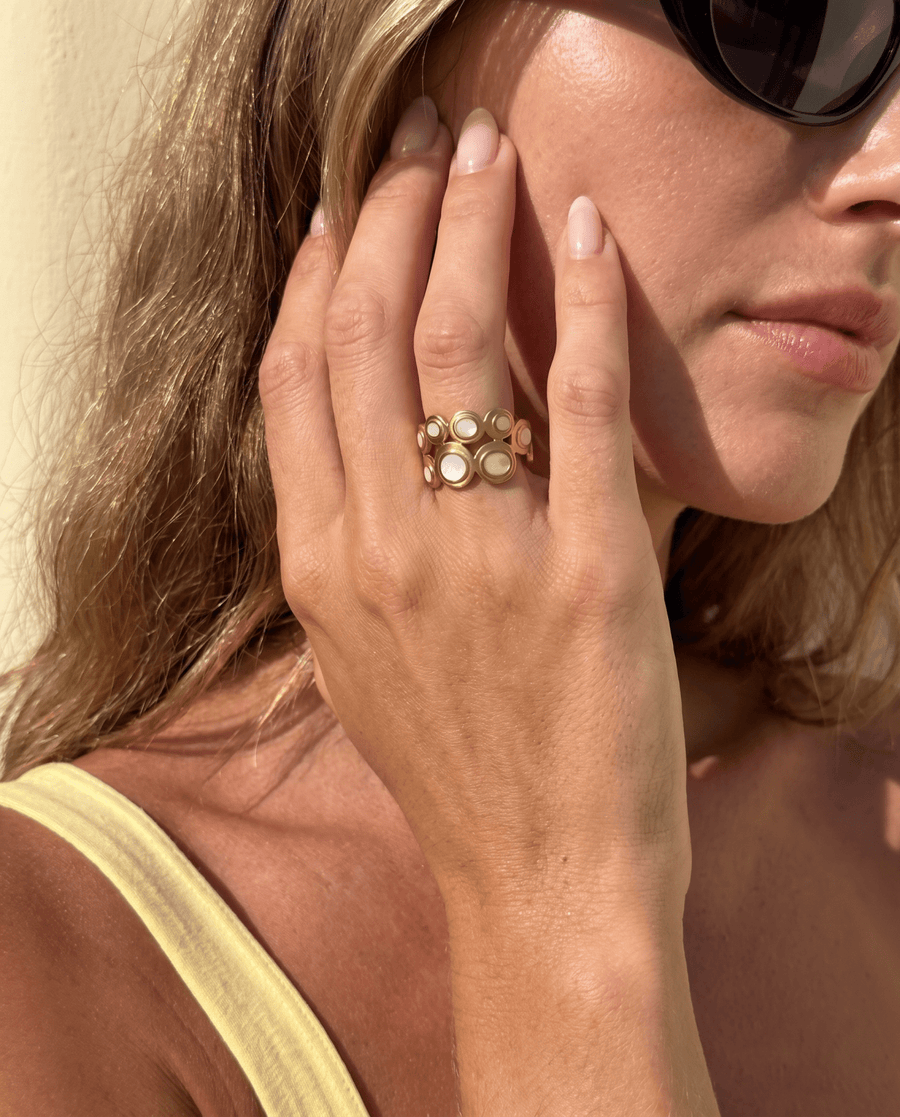 Alara - Adjustable ring - Stainless steel