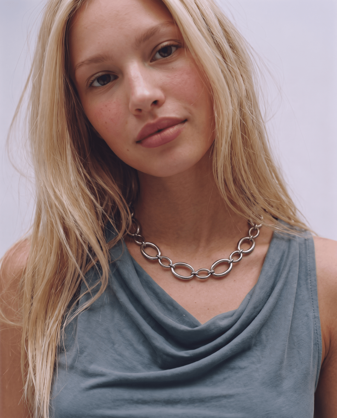 Aluna - Chunky chain necklace - Stainless steel - Opulaire - WATERPROOF jewelry - 