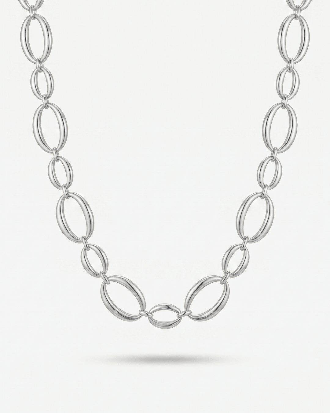 Aluna - Chunky chain necklace - Stainless steel - Opulaire - WATERPROOF jewelry - 