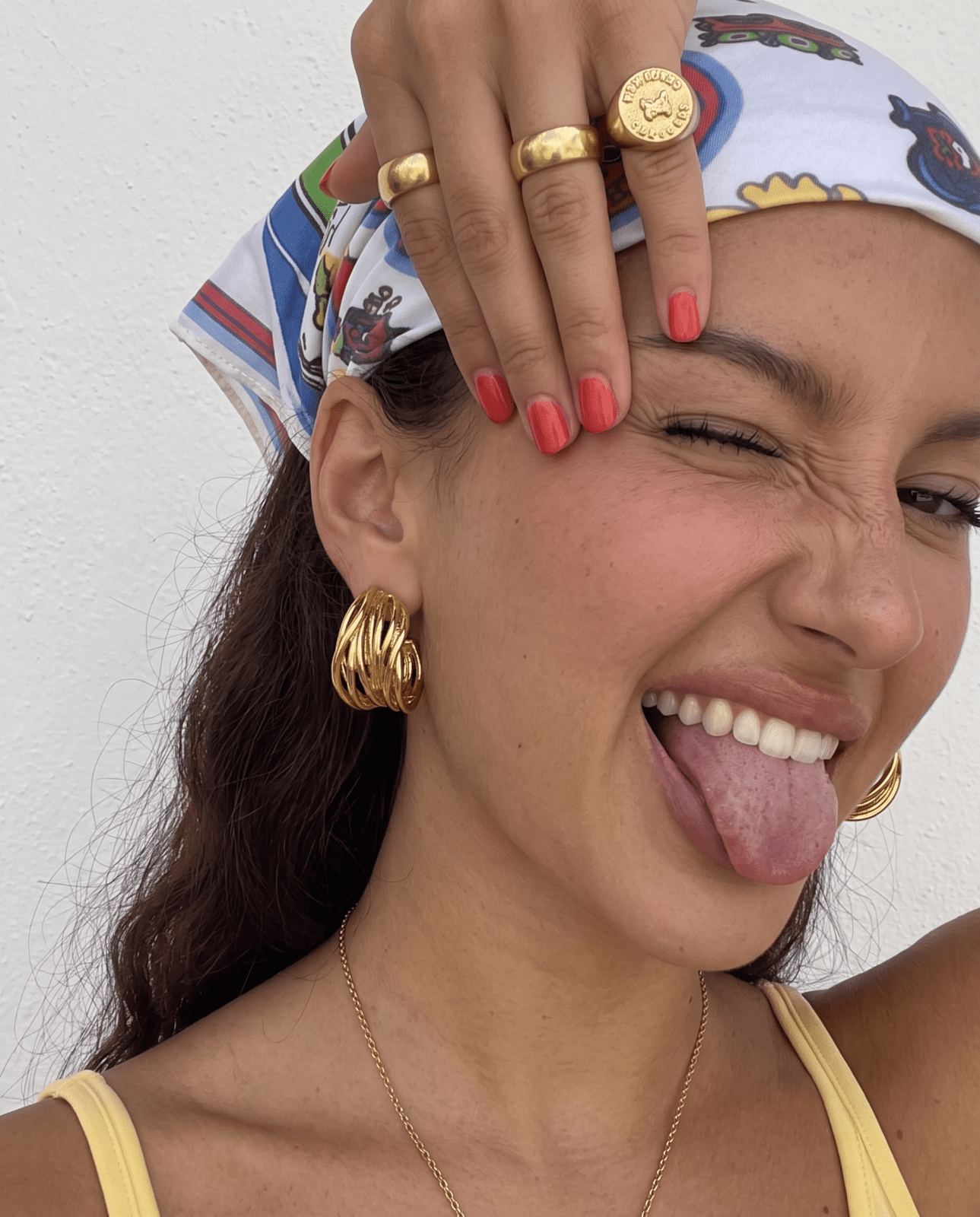 Amadora - C-hoop earrings - Stainless steel - Opulaire - WATERPROOF jewelry - 