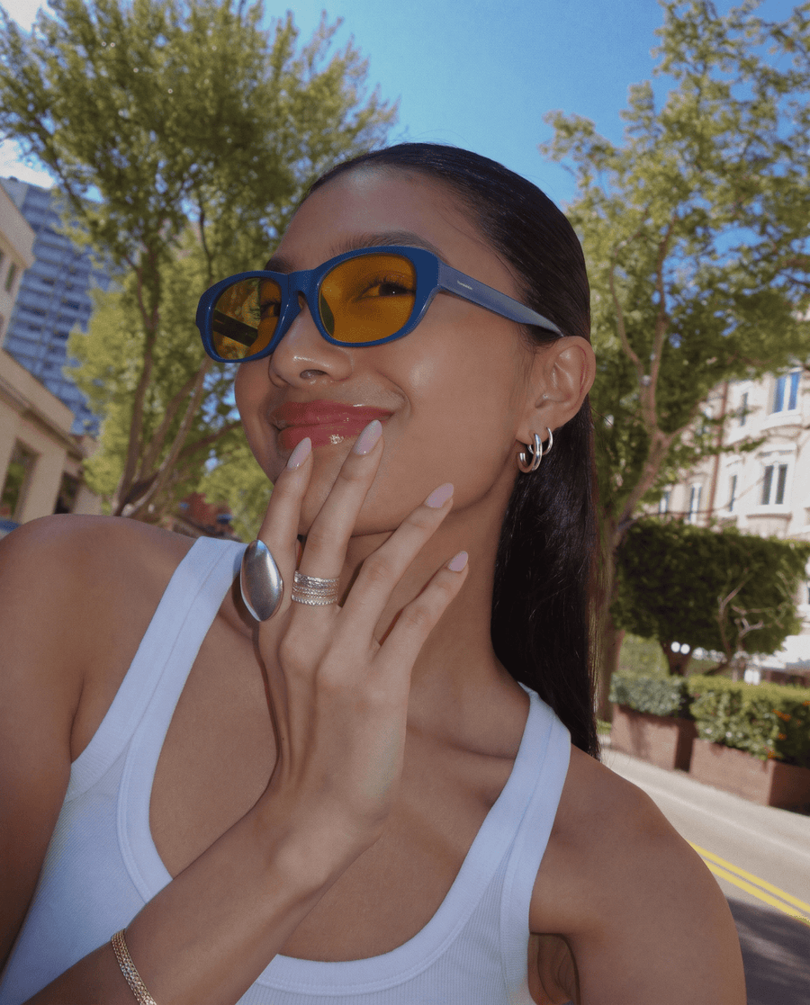 Apollo - Dainty double hoop earrings - Stainless steel