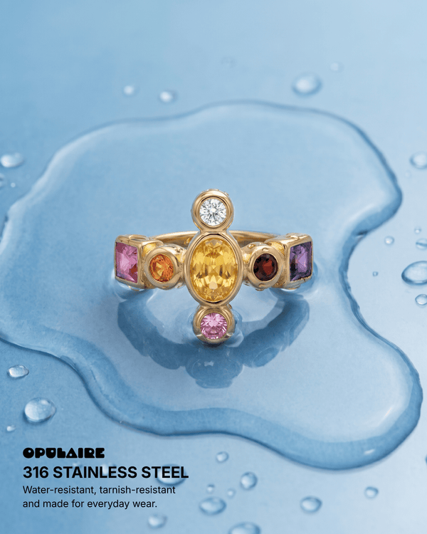 Ava ring - Opulaire - WATERPROOF jewelry - EU 52 -