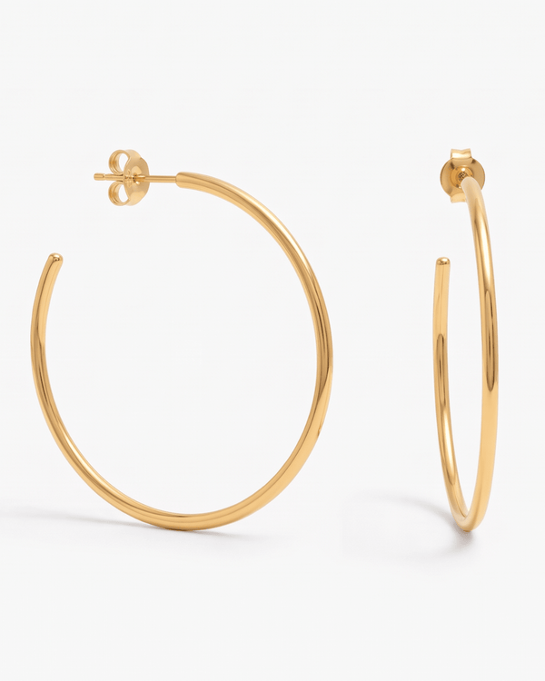 Britney hoops - Opulaire - WATERPROOF jewelry - 