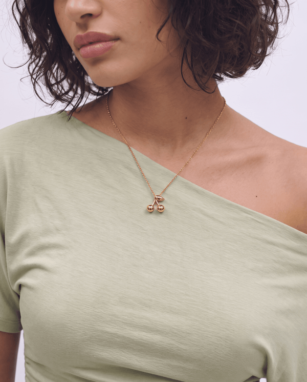 Cherry necklace - Opulaire - WATERPROOF jewelry - 