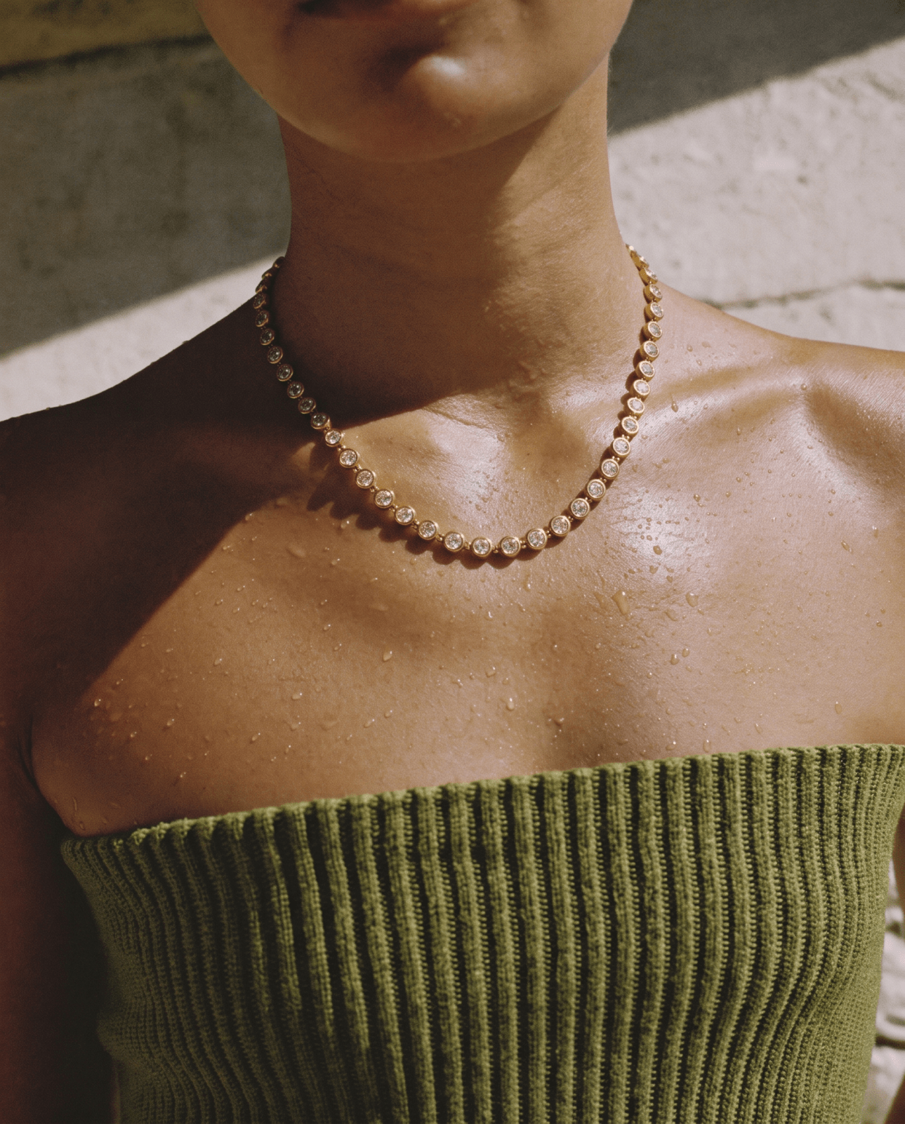 Daisy necklace - Opulaire - WATERPROOF jewelry - 