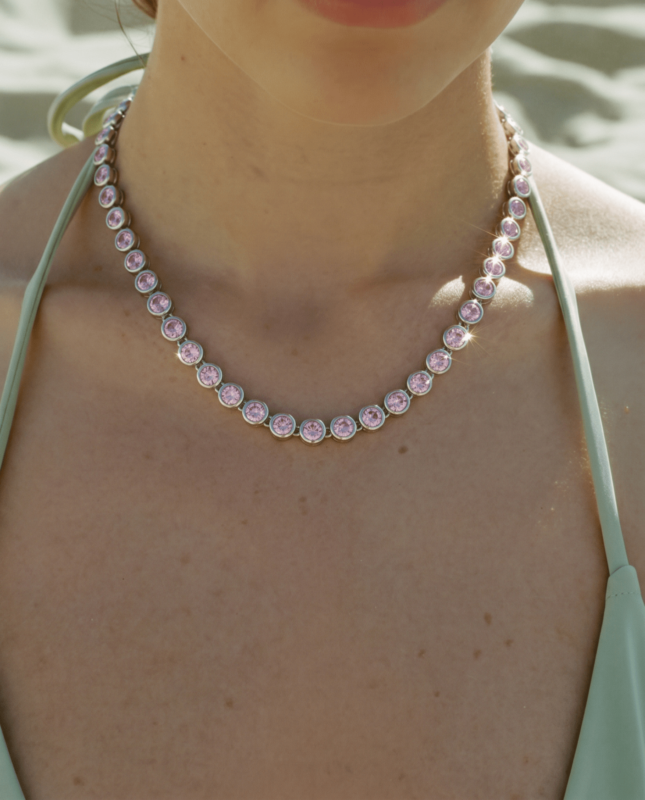 Daisy necklace - Opulaire - WATERPROOF jewelry - 