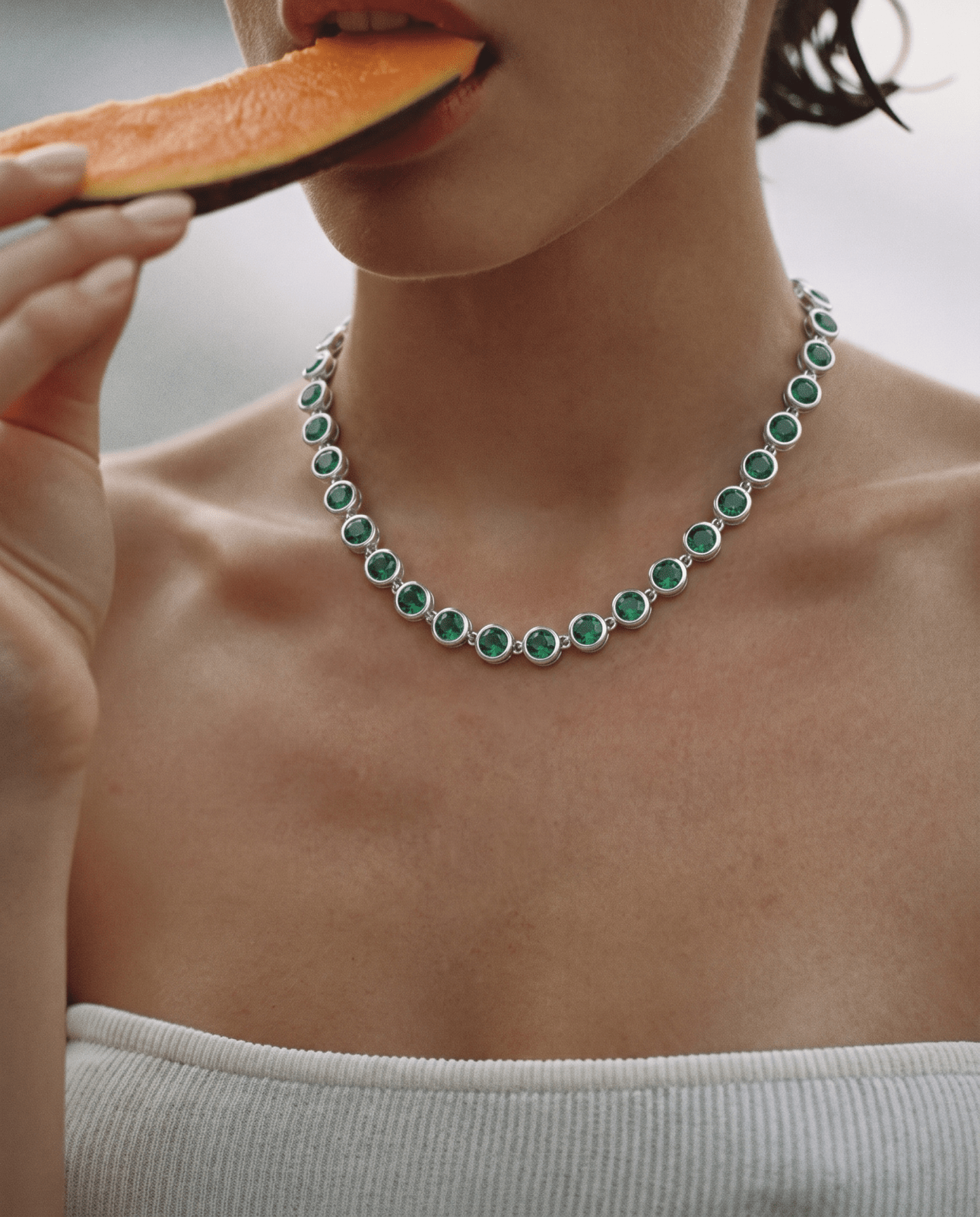 Daisy necklace - Opulaire - WATERPROOF jewelry - 