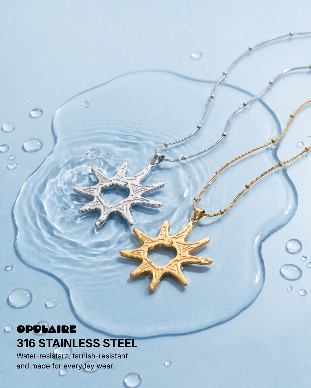 Dina necklace - Opulaire - WATERPROOF jewelry - 
