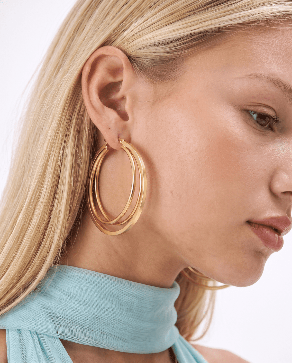 Double hoop earrings - Opulaire - WATERPROOF jewelry - 