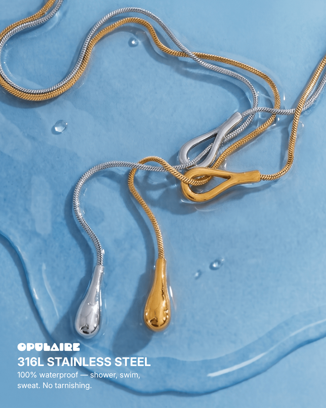 Emy necklace - Opulaire - WATERPROOF jewelry - 