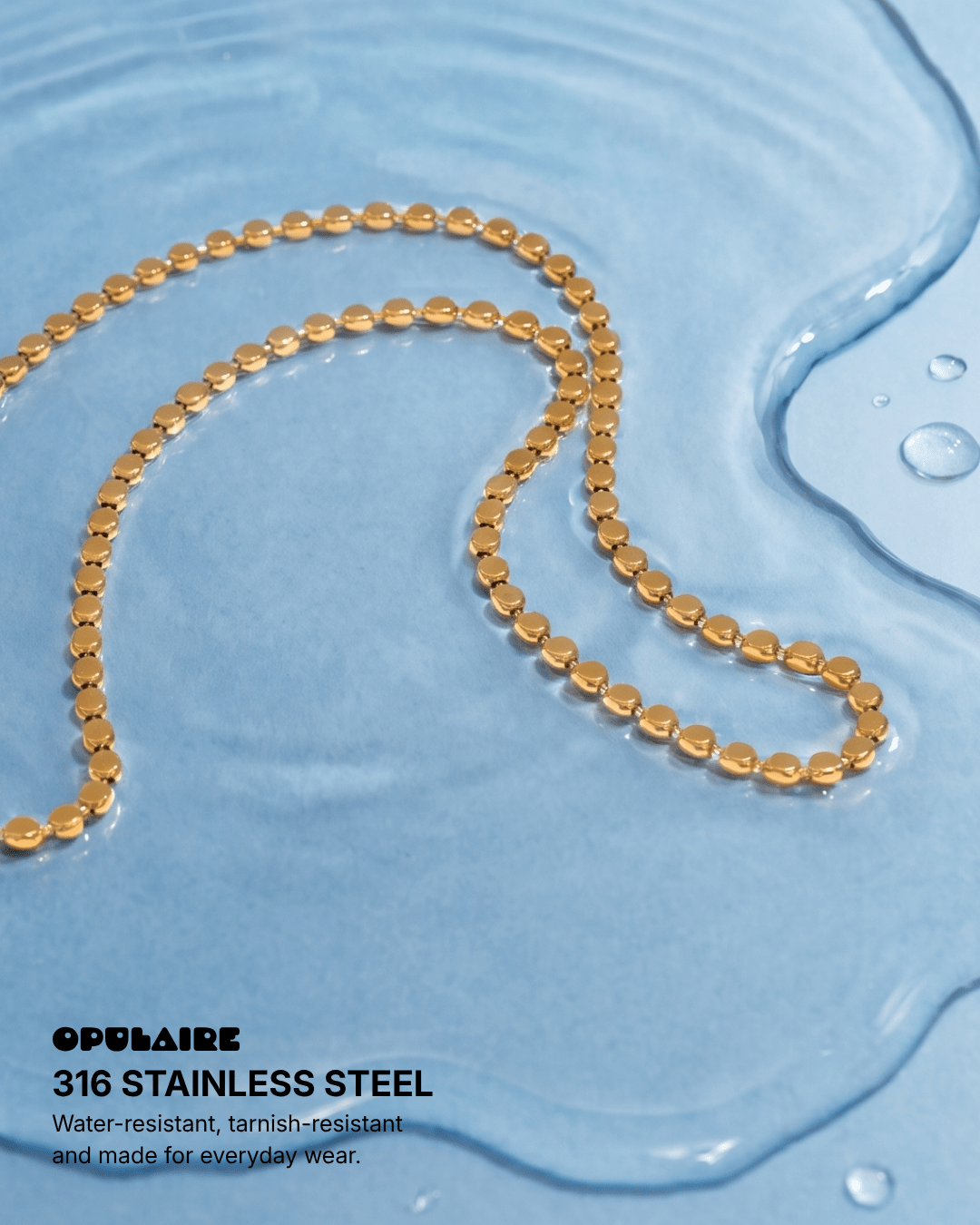 Hailey necklace - Opulaire - WATERPROOF jewelry - 