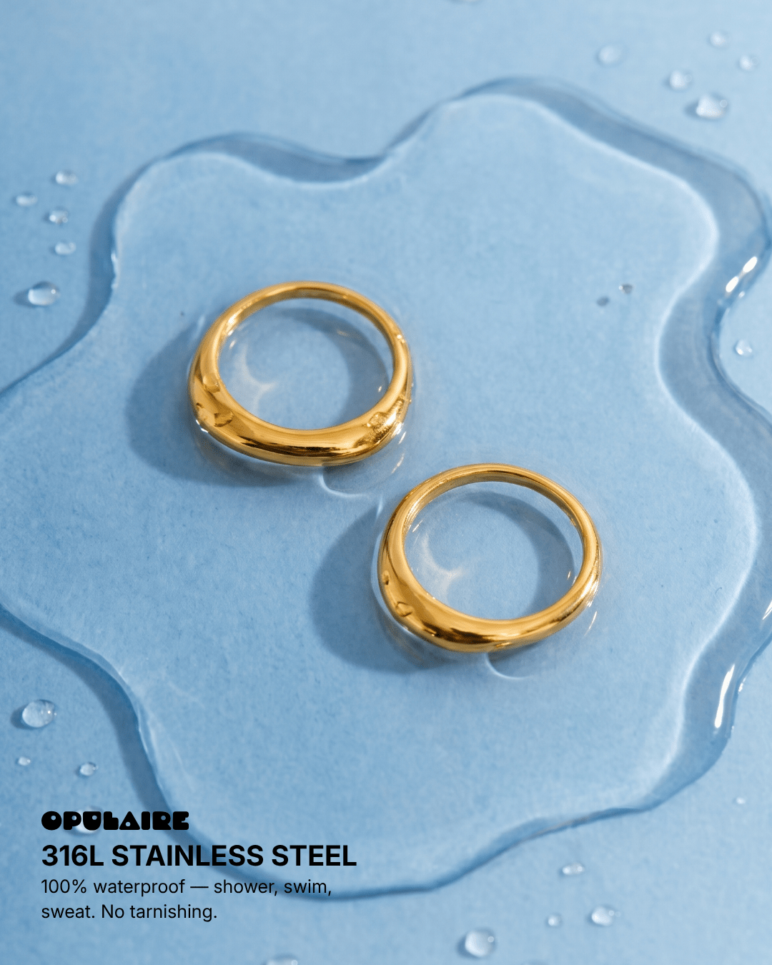 Hannah ring - Opulaire - WATERPROOF jewelry - EU 52 -