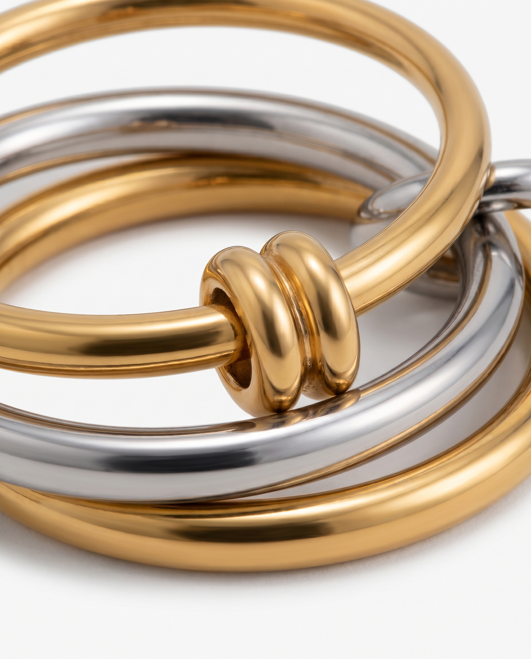Lieke - Stacked ring - Stainless steel