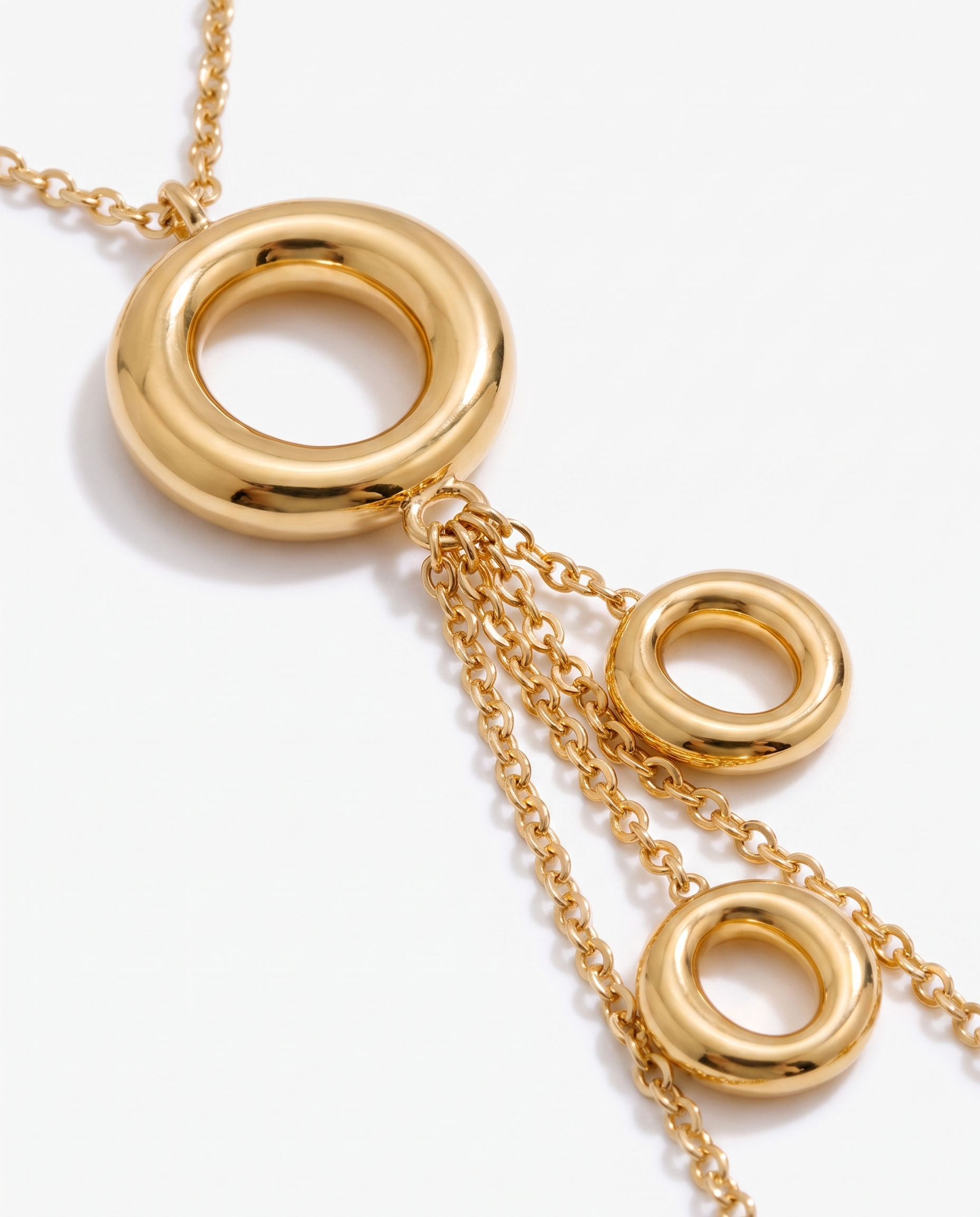 Canergie - Lariat Y-drop necklace - Stainless steel