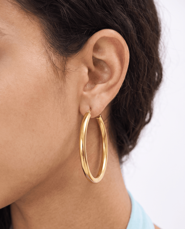 Hoop earrings big - Opulaire - WATERPROOF jewelry - 