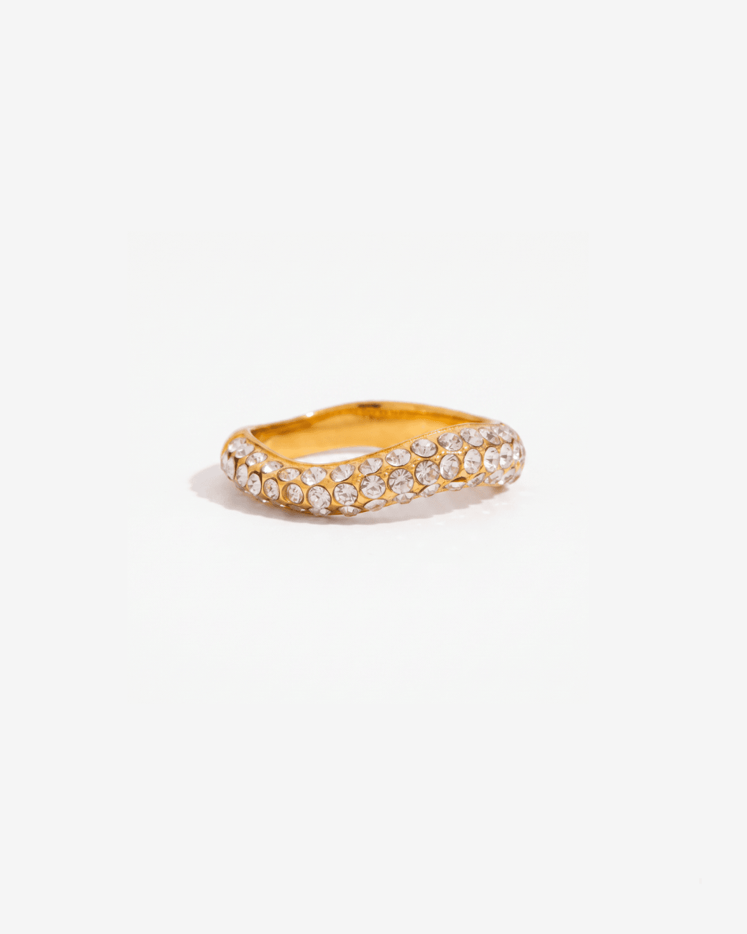 Hula - Stackable stones ring - Stainless steel - Opulaire - WATERPROOF jewelry - EU 54 -