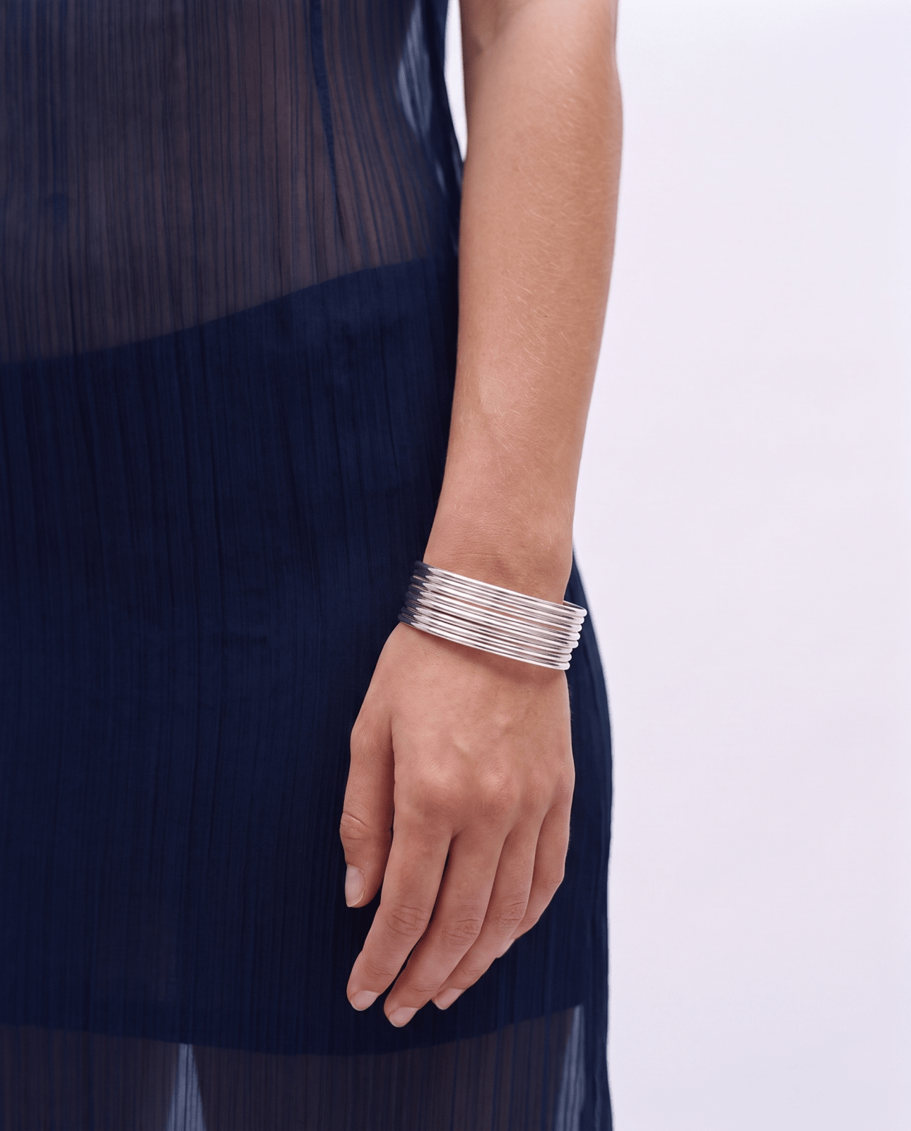 Hydi - Stackable bangle set bracelets - Stainless steel - Opulaire - WATERPROOF jewelry - 