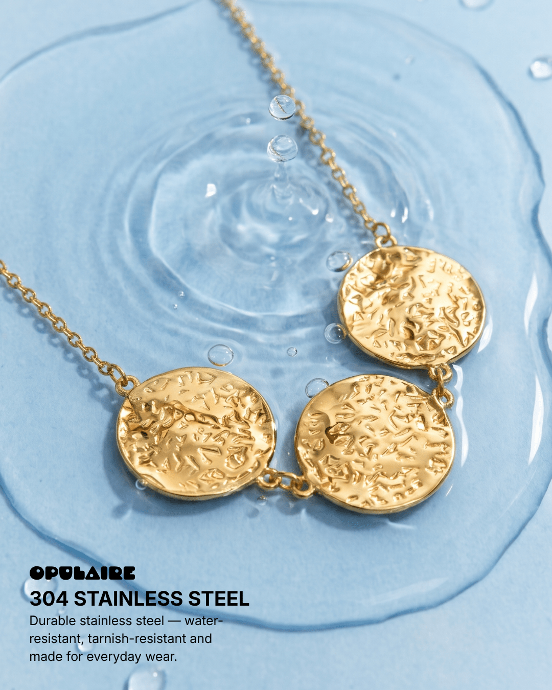 July necklace - Opulaire - WATERPROOF jewelry - 