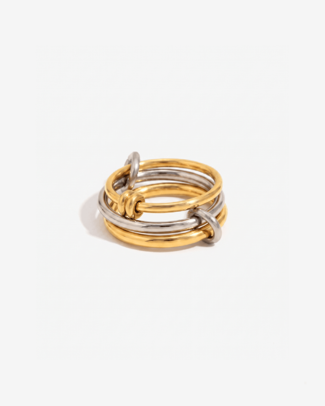 Lieke - Stacked ring - Stainless steel - Opulaire - WATERPROOF jewelry - EU 52 -