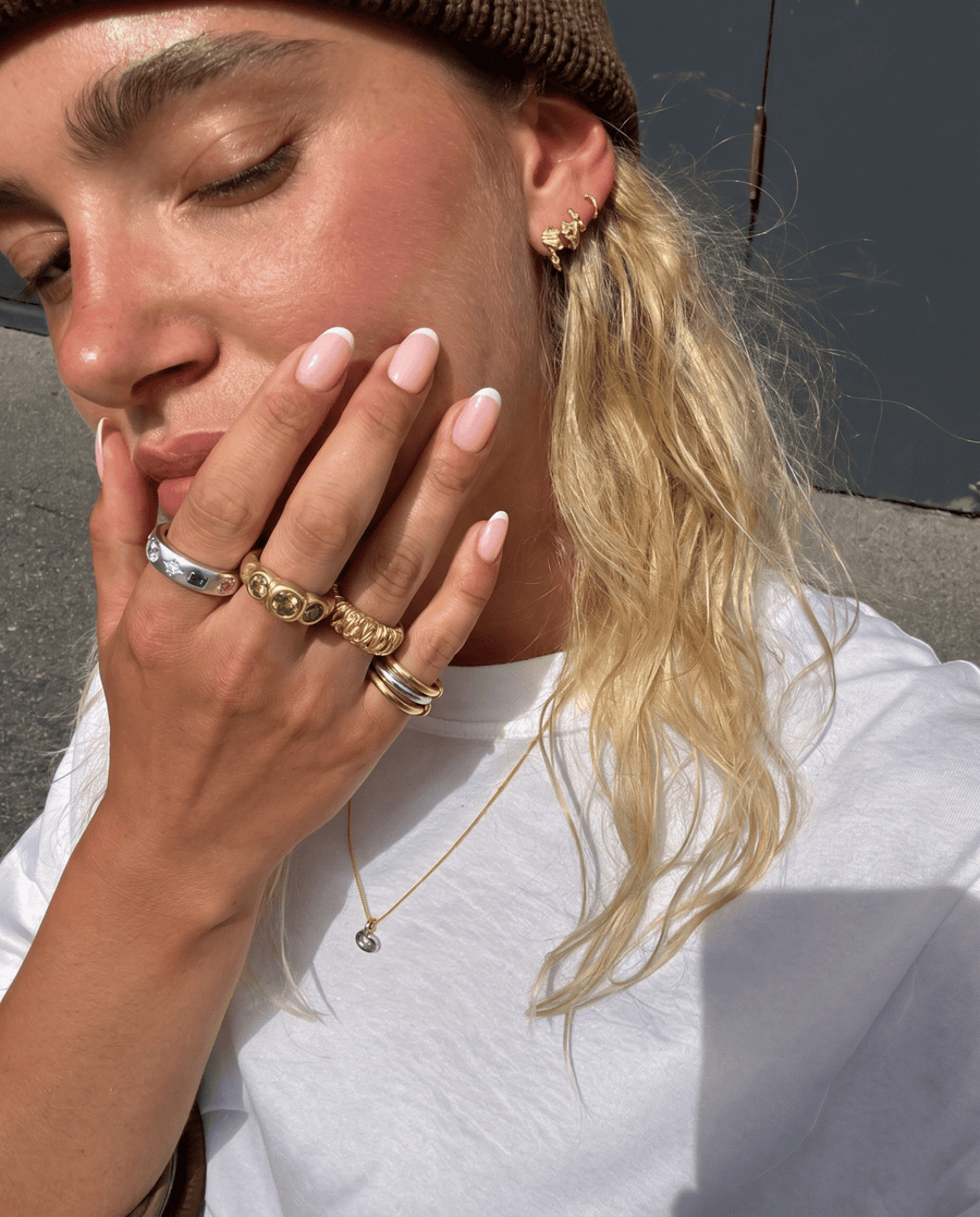 Lieke - Stacked ring - Stainless steel
