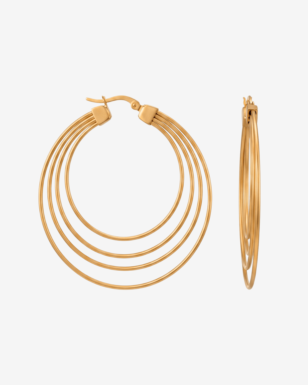 Pina earrings - Opulaire - WATERPROOF jewelry - Gold -
