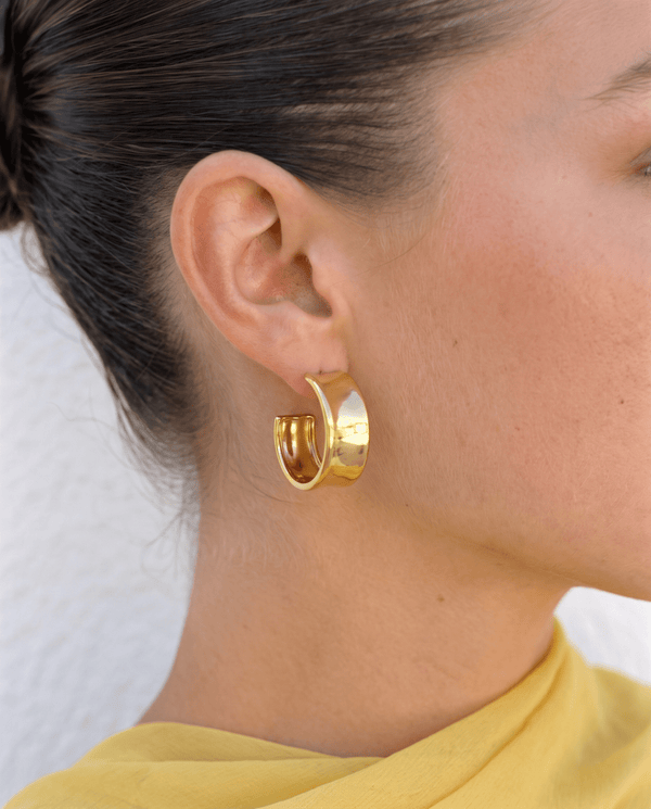 Puck earrings - Opulaire - WATERPROOF jewelry - 