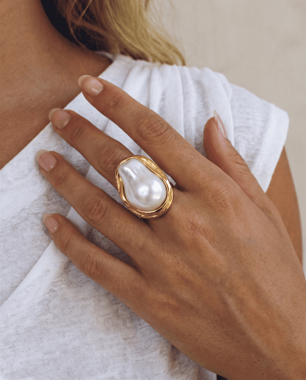 Ravenna ring - Opulaire - WATERPROOF jewelry - adjustable -