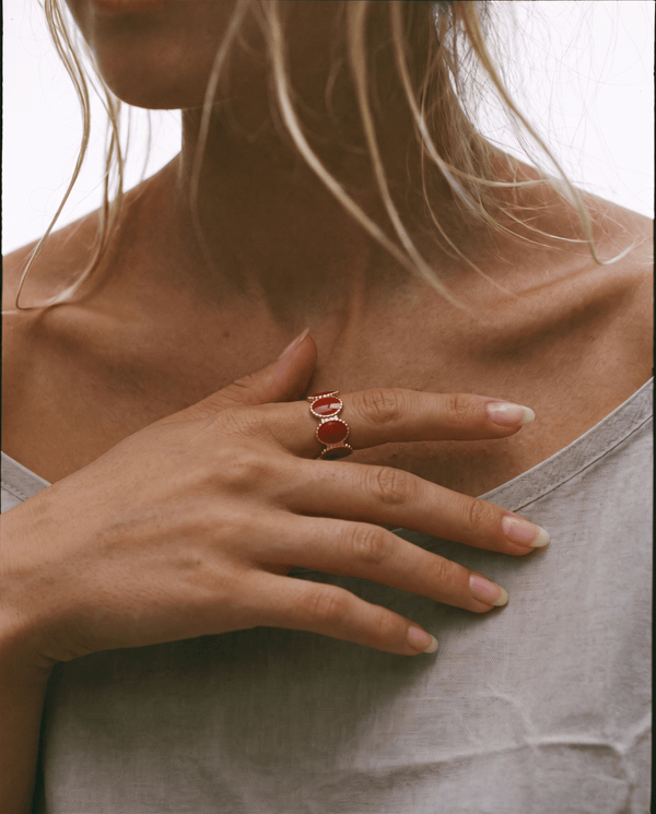 Sabine ring - Opulaire - WATERPROOF jewelry - Adjustable -