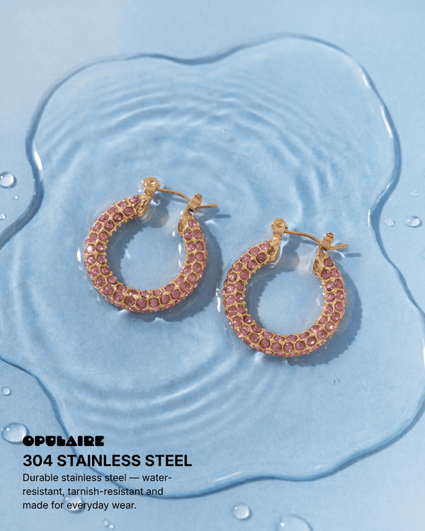 Sam earrings - Opulaire - WATERPROOF jewelry - 
