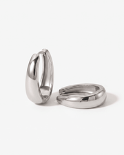 Zianne oval hoop earrings - Opulaire - WATERPROOF jewelry - 